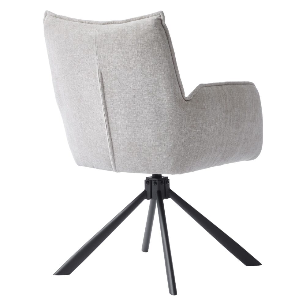 draaibare eetkamerstoelen Nena met armleuning afbeelding 4