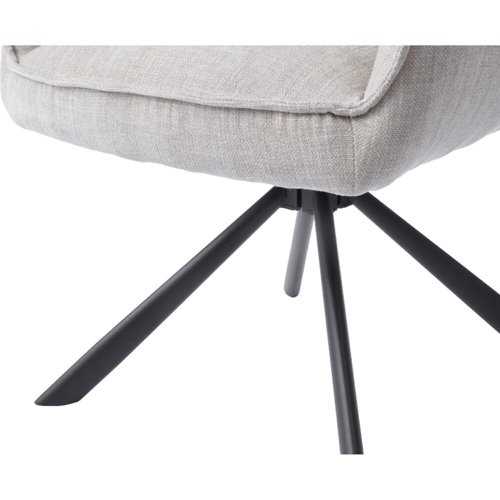 draaibare eetkamerstoelen Nena met armleuning afbeelding 9