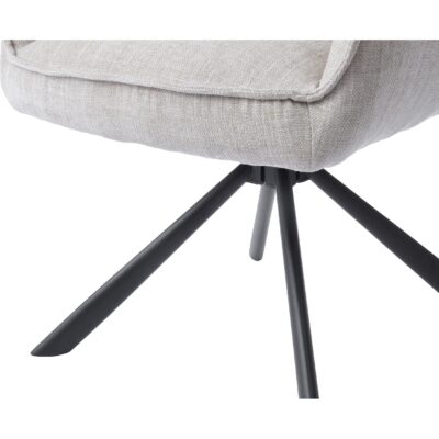 draaibare eetkamerstoelen Nena met armleuning afbeelding 9