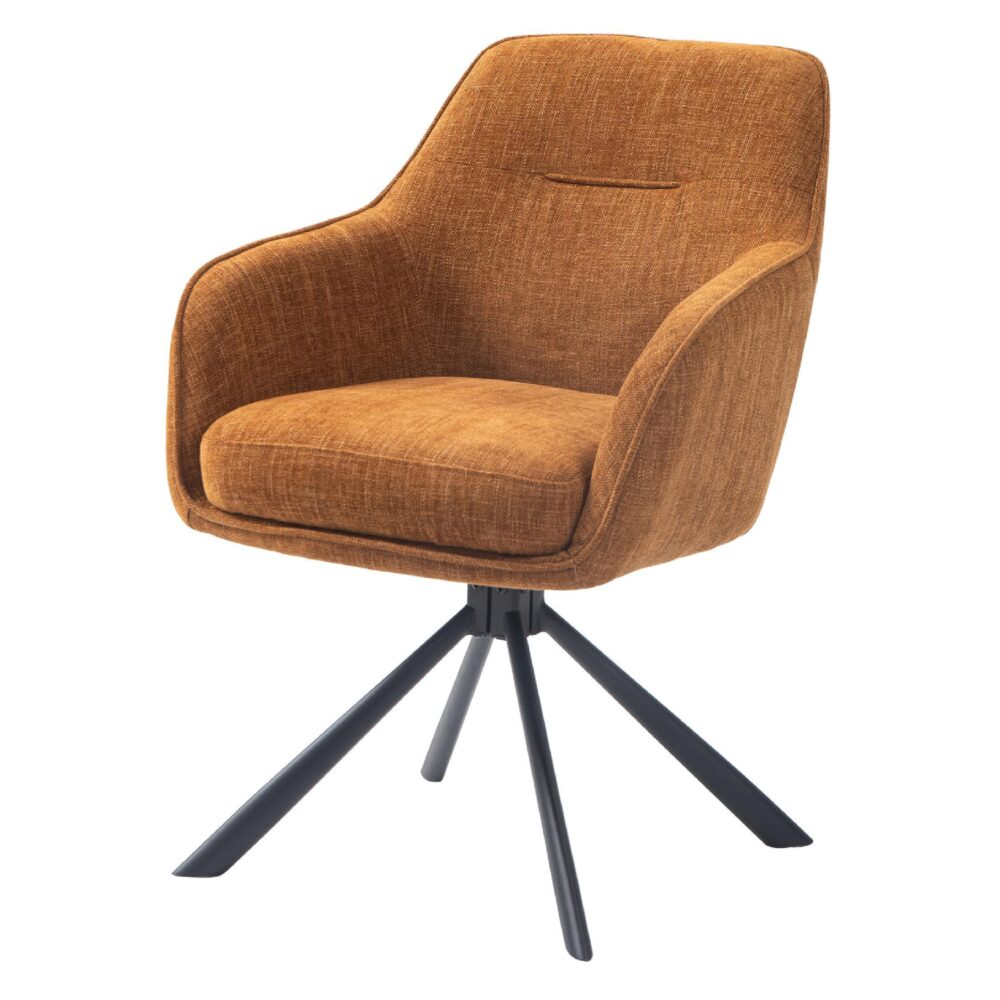 Mavi draaibare eetkamerstoelen met armleuning afbeelding 1