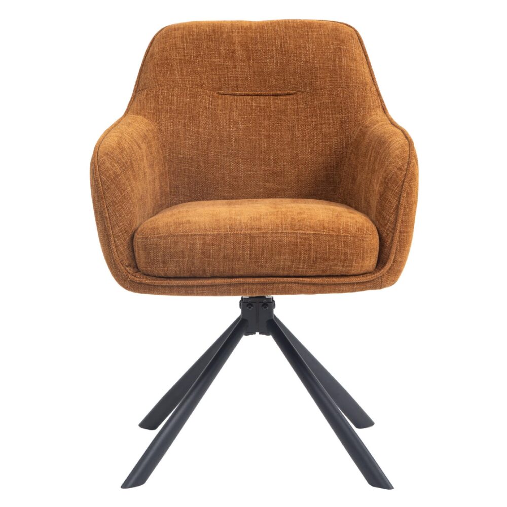 Mavi draaibare eetkamerstoelen met armleuning afbeelding 2