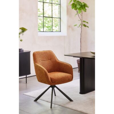 Mavi draaibare eetkamerstoelen met armleuning afbeelding 6