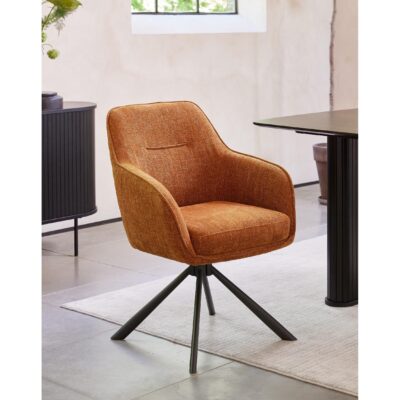 Mavi draaibare eetkamerstoelen met armleuning afbeelding 7