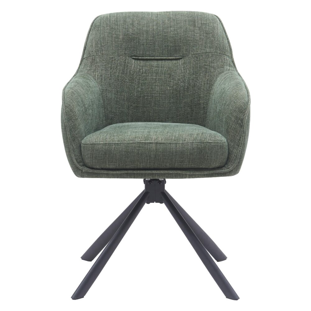 draaibare eetkamerstoelen Mavi bosgroen afbeelding 3