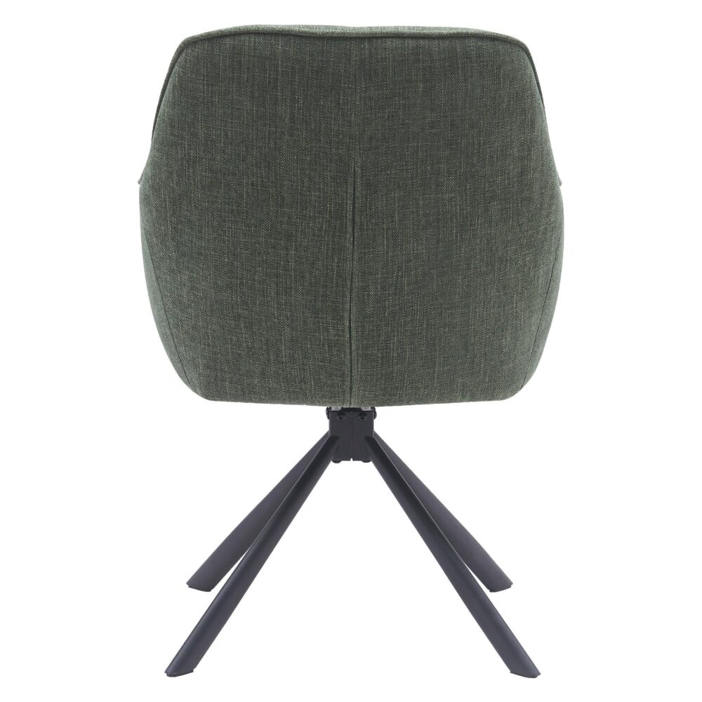 draaibare eetkamerstoelen Mavi bosgroen afbeelding 6
