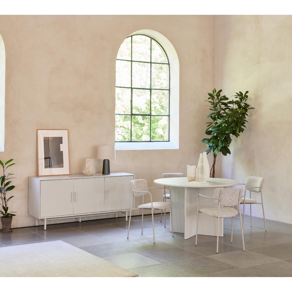 ronde eettafel Lona 110 cm greige afbeelding 6