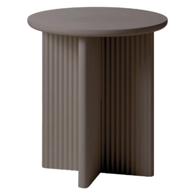 taupe ronde bijzettafel Lona afbeelding 1