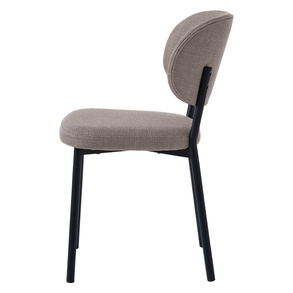 zandkleurige eetkamerstoelen set van 2 afbeelding 2