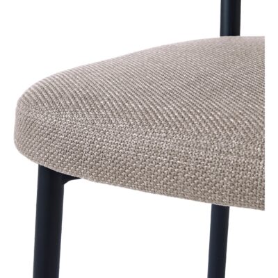 zandkleurige eetkamerstoelen set van 2 afbeelding 6