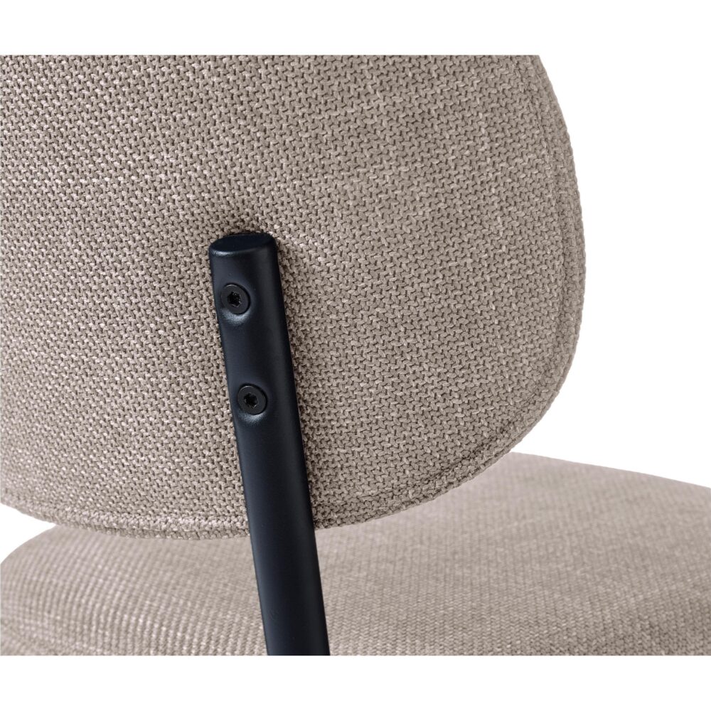 zandkleurige eetkamerstoelen set van 2 afbeelding 8