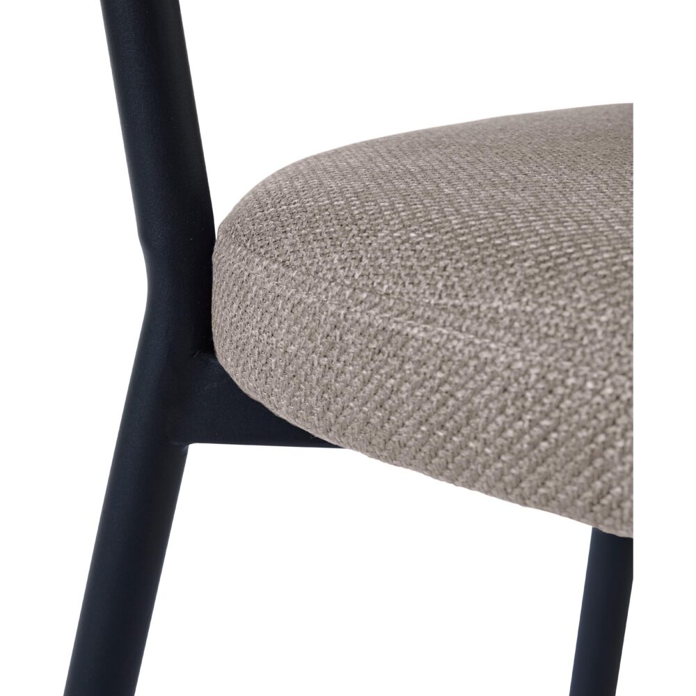 zandkleurige eetkamerstoelen set van 2 afbeelding 9