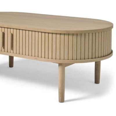 ovale salontafel met opbergruimte Nina afbeelding 3