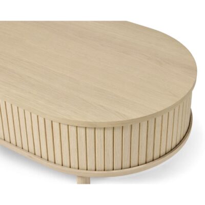 ovale salontafel met opbergruimte Nina afbeelding 5