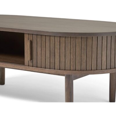 ovale salontafel met opbergruimte Nina afbeelding 3