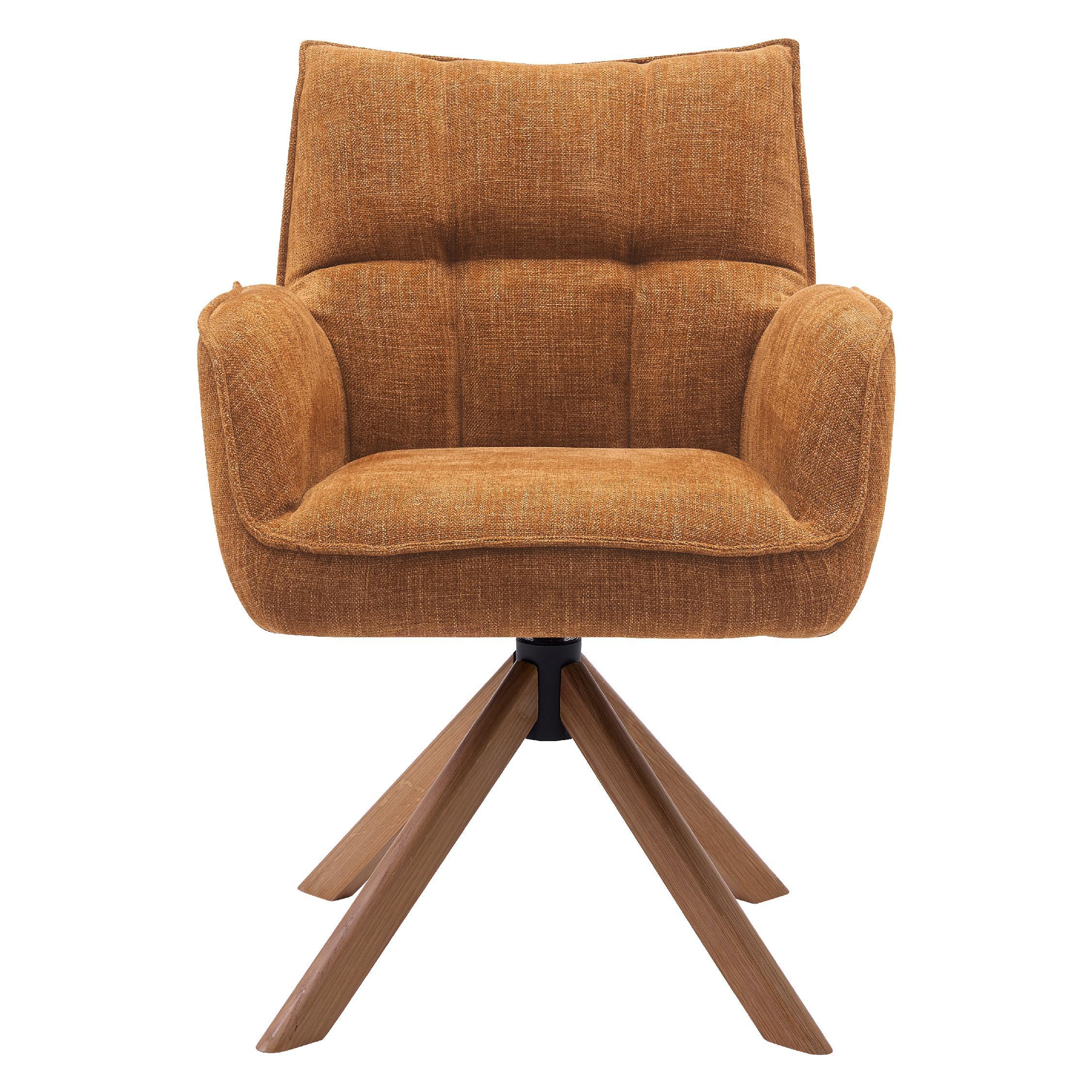 Nena draaibare eetkamerstoelen met armleuning afbeelding 1