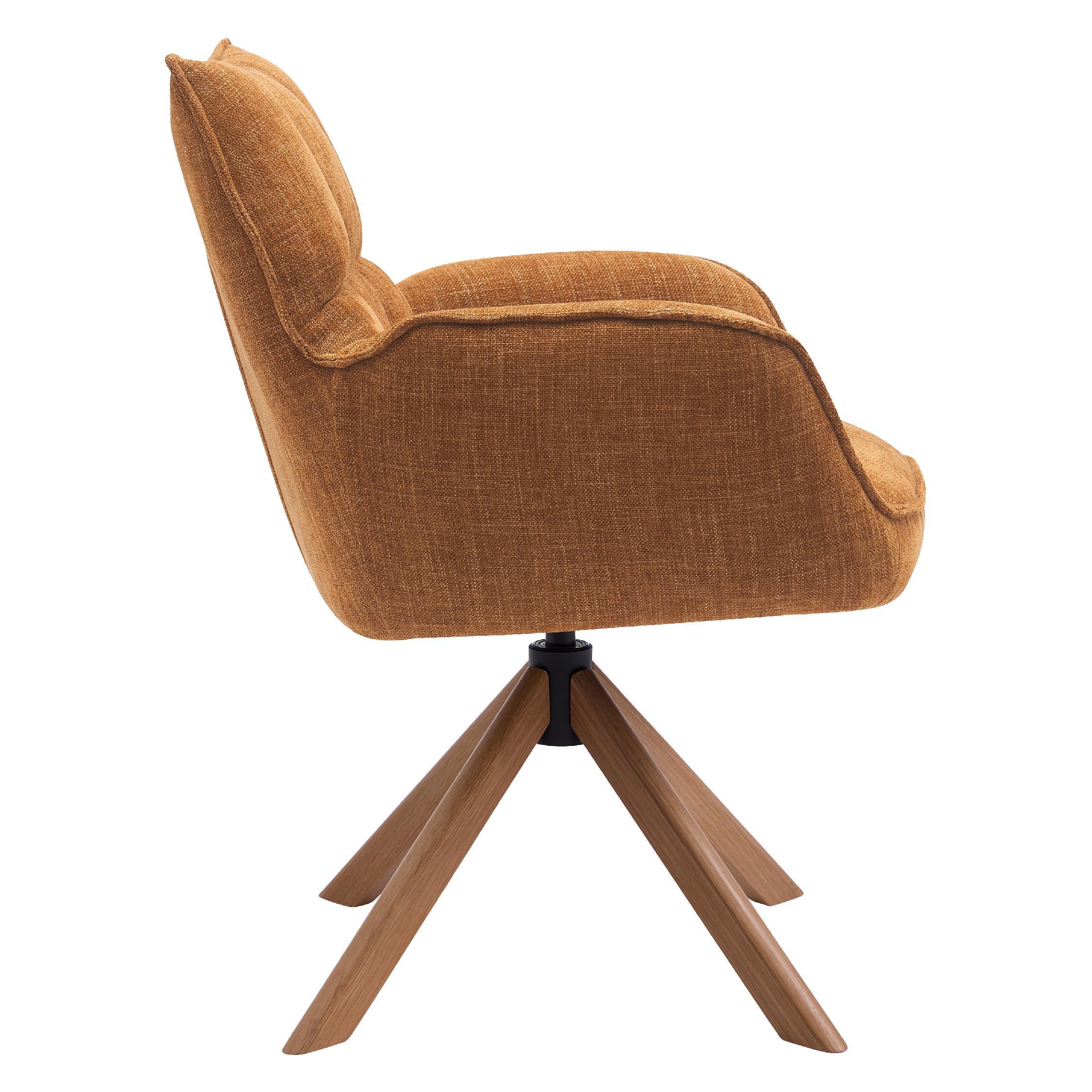 Nena draaibare eetkamerstoelen met armleuning afbeelding 4