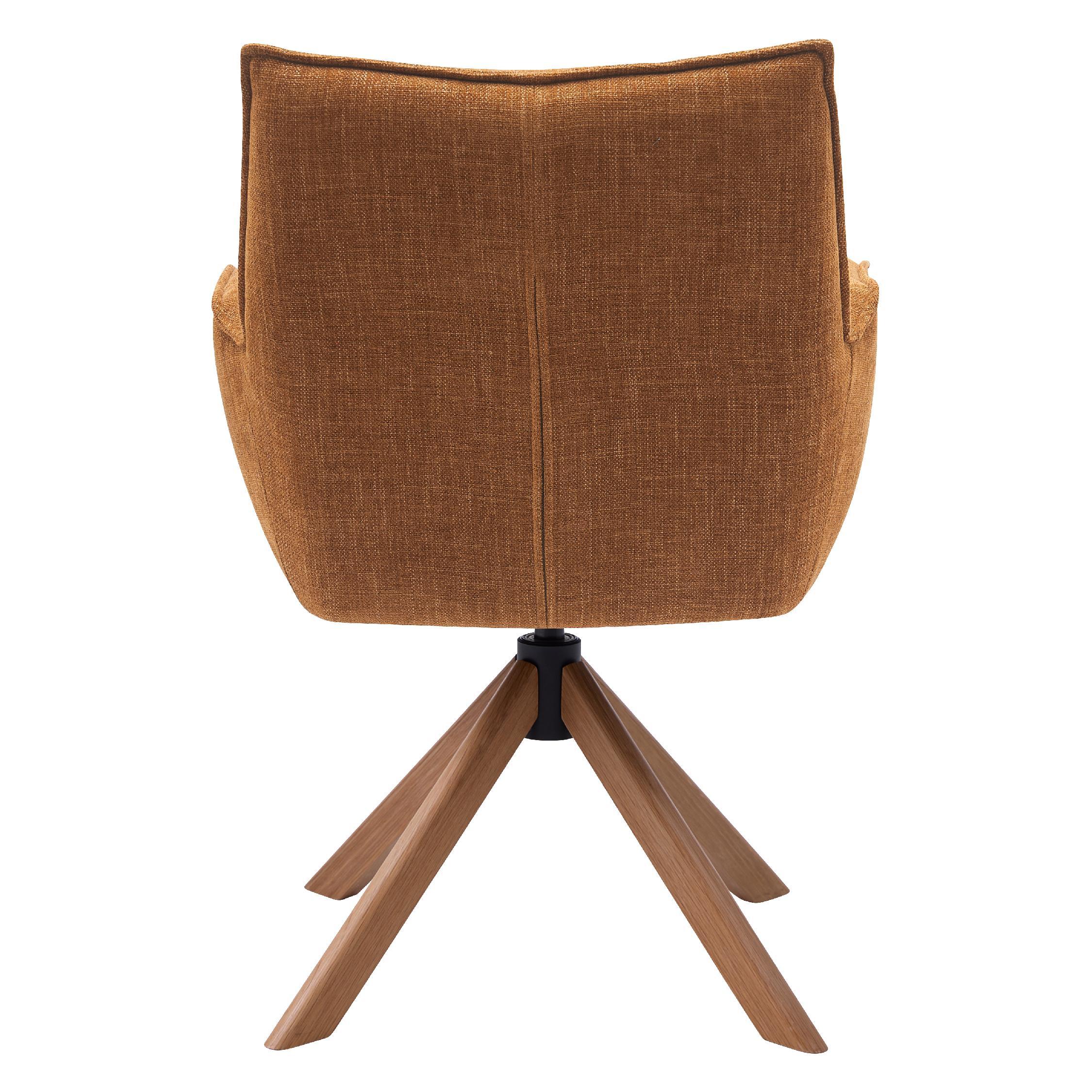 Nena draaibare eetkamerstoelen met armleuning afbeelding 2