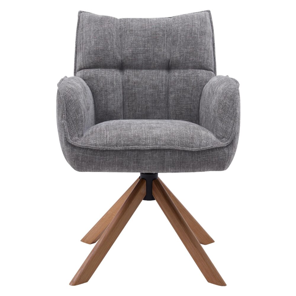 draaibare eetkamerstoelen Nena met armleuning afbeelding 1