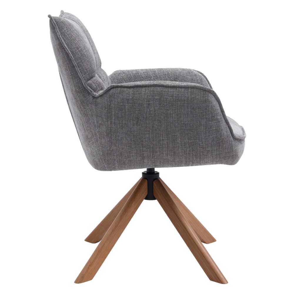 draaibare eetkamerstoelen Nena met armleuning afbeelding 4