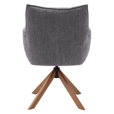 draaibare eetkamerstoelen Nena met armleuning afbeelding 2