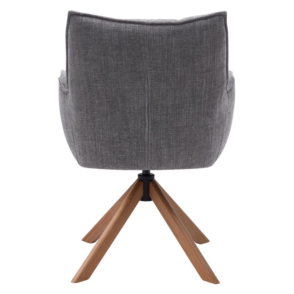 draaibare eetkamerstoelen Nena met armleuning afbeelding 2