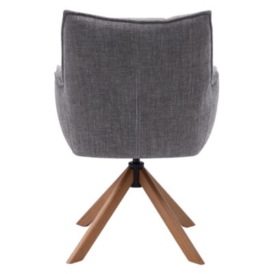 draaibare eetkamerstoelen Nena met armleuning afbeelding 2