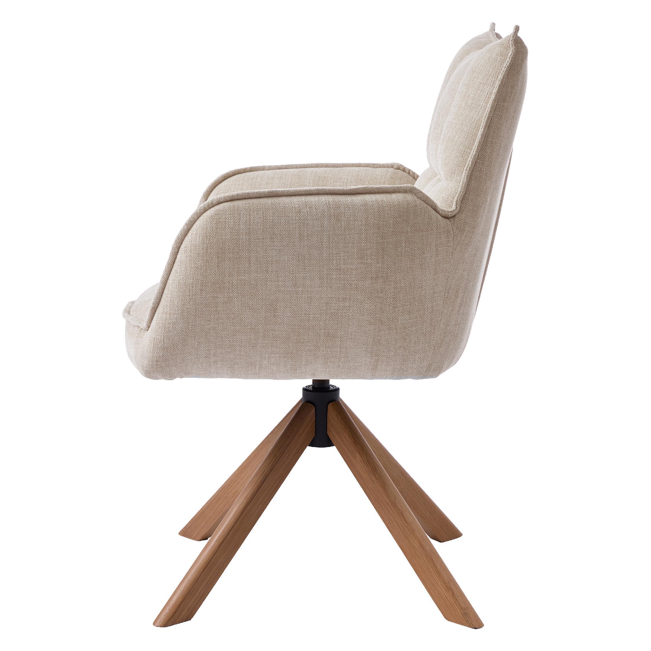 draaibare eetkamerstoelen met armleuningen Nena afbeelding 4