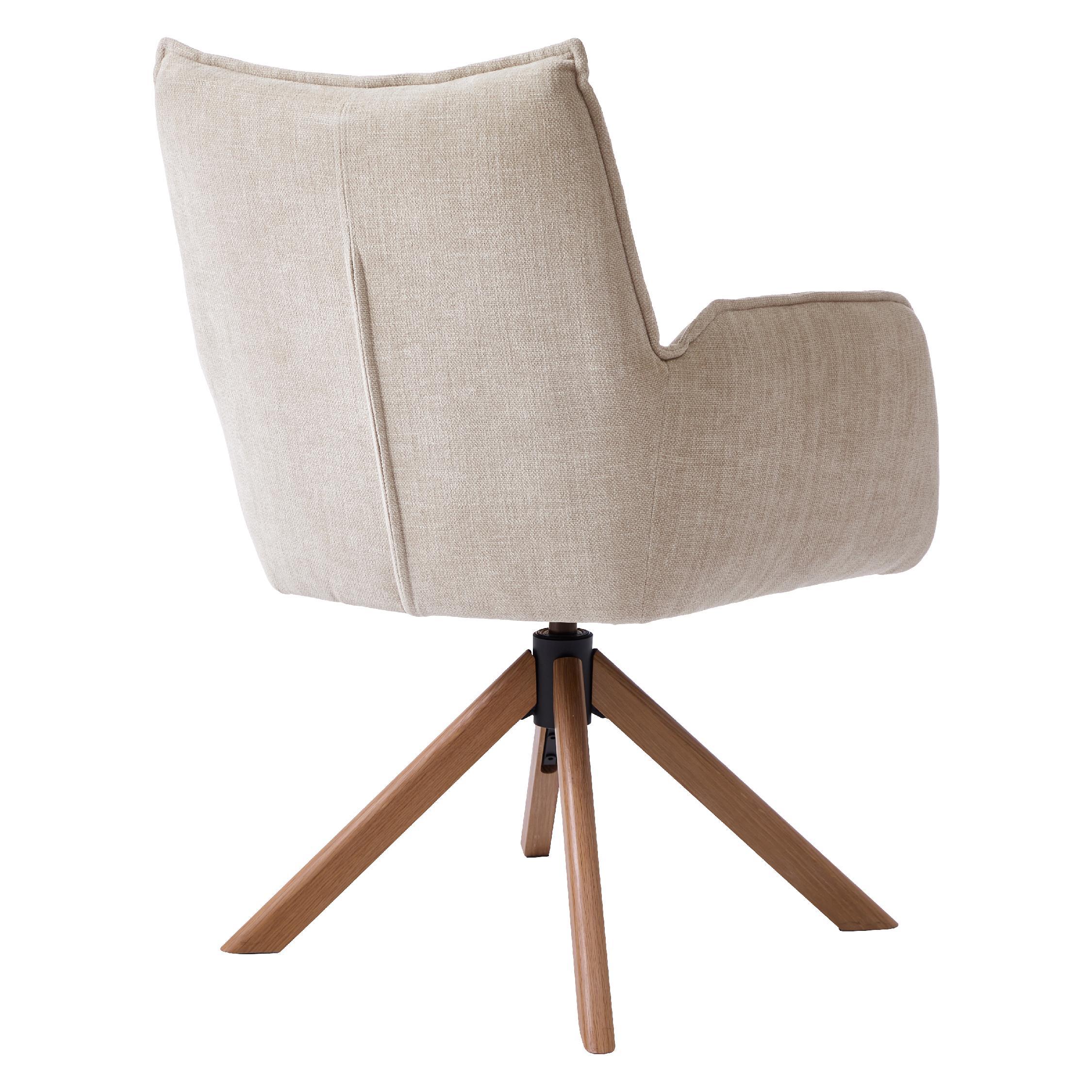 draaibare eetkamerstoelen met armleuningen Nena afbeelding 3