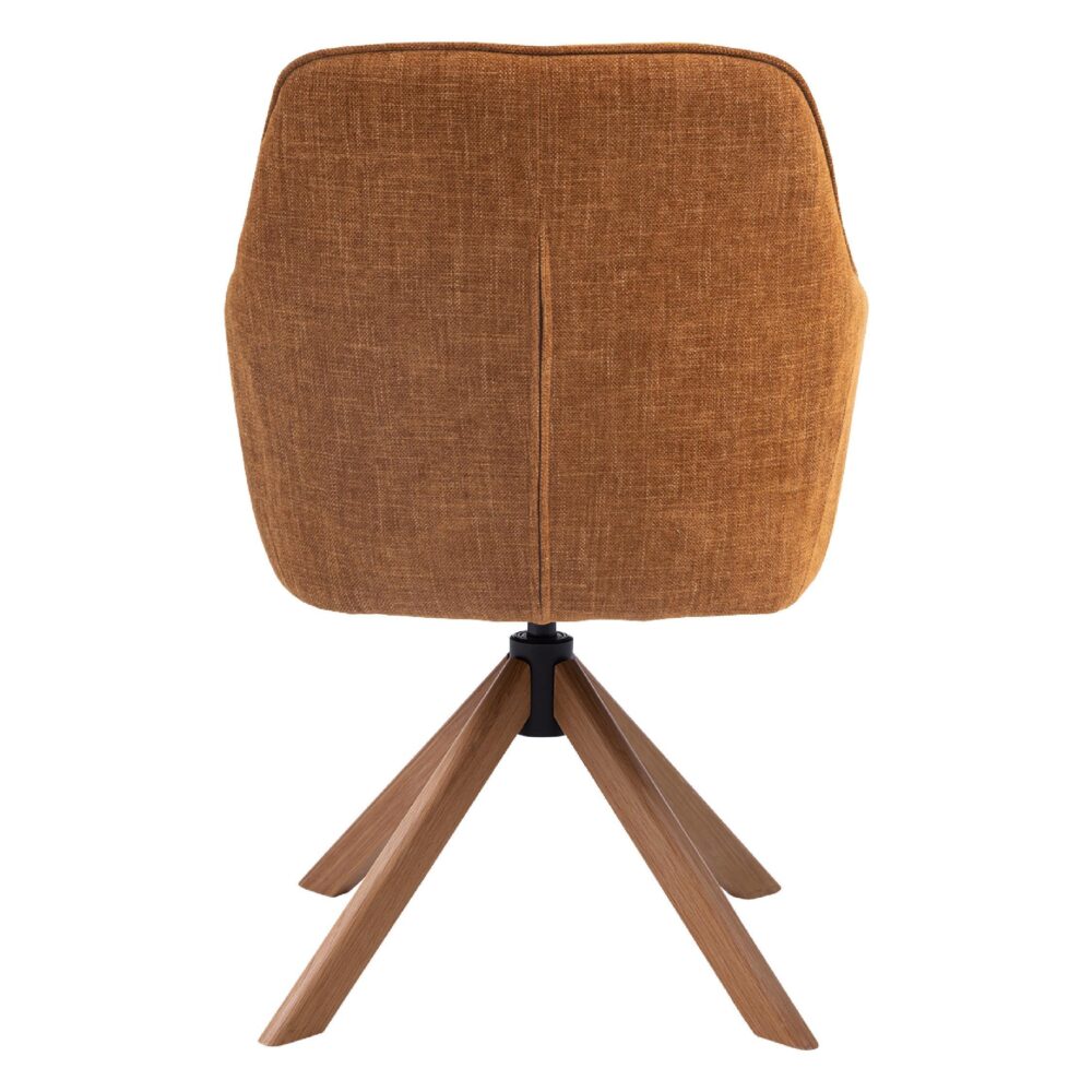 Mavi draaibare eetkamerstoelen roest set van 2 afbeelding 3