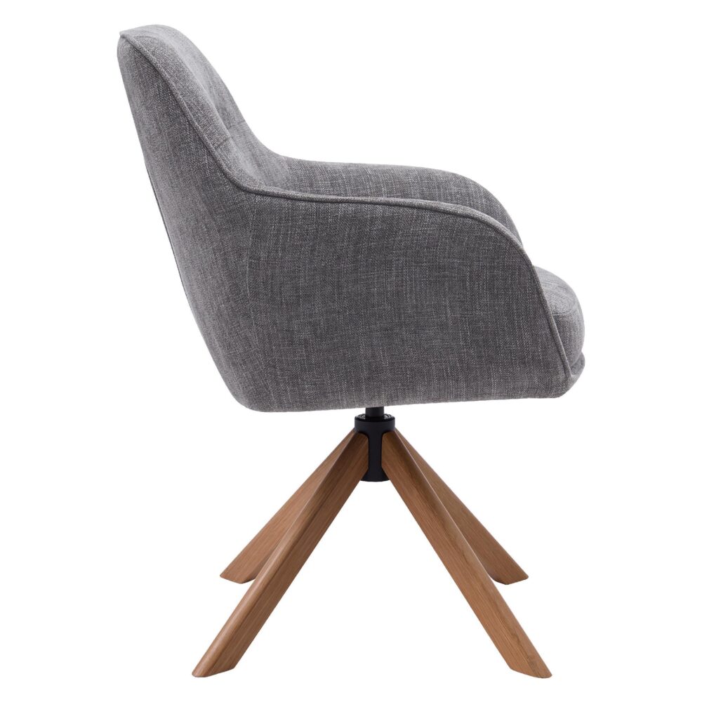 Mavi draaibare eetkamerstoelen met armleuning afbeelding 4