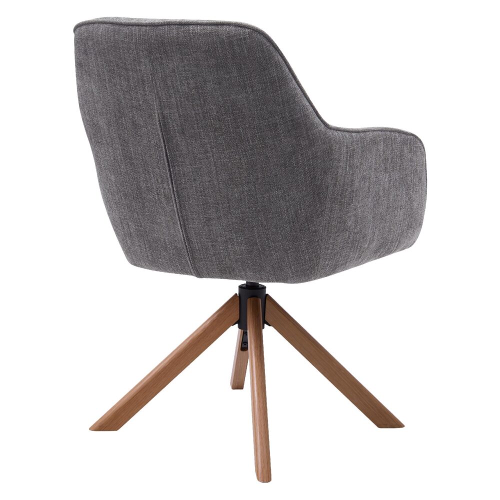 Mavi draaibare eetkamerstoelen met armleuning afbeelding 3