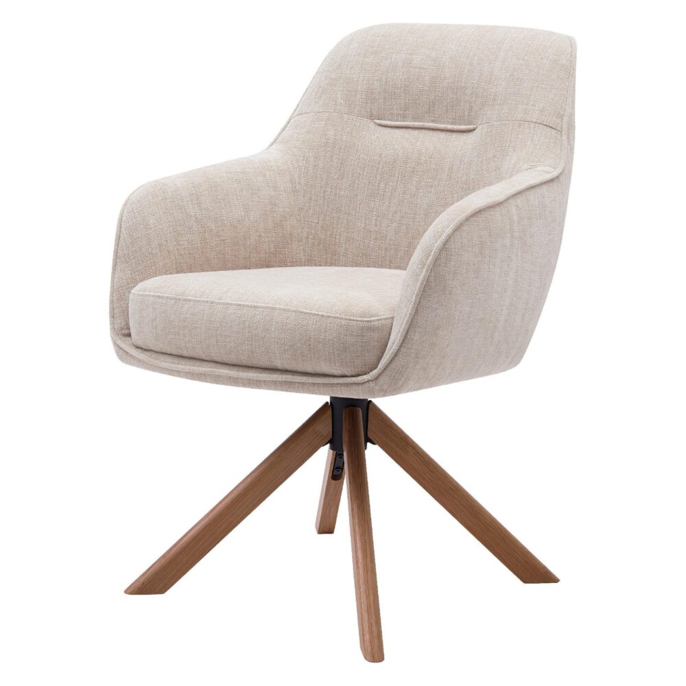 Mavi draaibare eetkamerstoelen met armleuning afbeelding 5