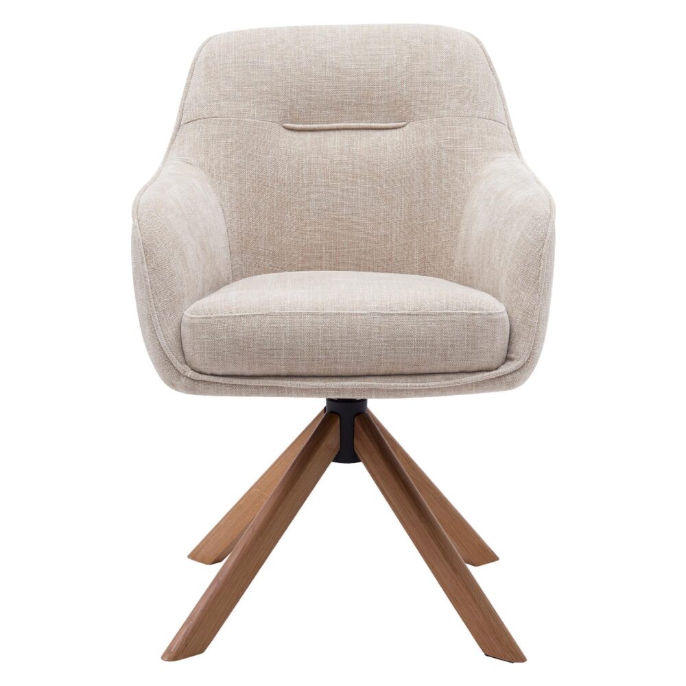 Mavi draaibare eetkamerstoelen met armleuning afbeelding 1