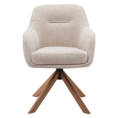 Mavi draaibare eetkamerstoelen met armleuning afbeelding 1