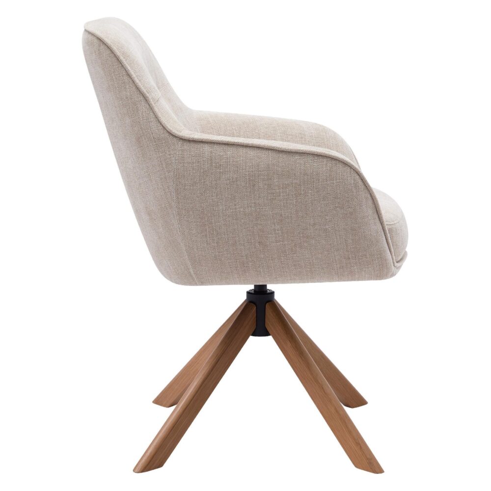 Mavi draaibare eetkamerstoelen met armleuning afbeelding 4