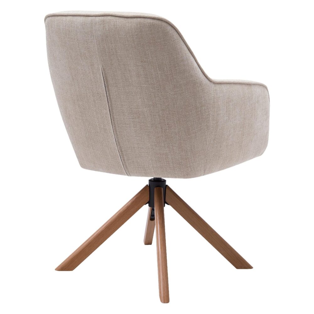 Mavi draaibare eetkamerstoelen met armleuning afbeelding 3
