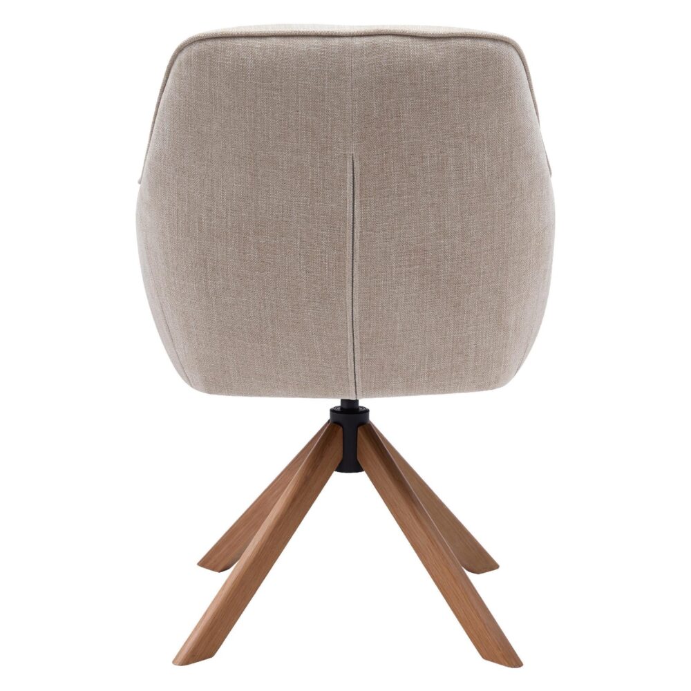 Mavi draaibare eetkamerstoelen met armleuning afbeelding 2