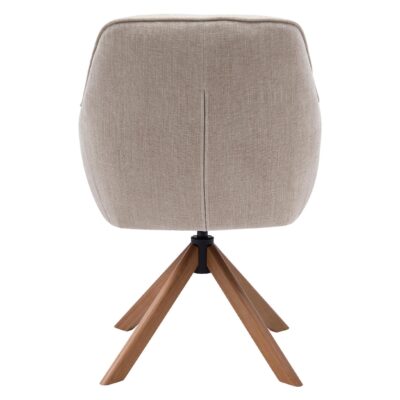 Mavi draaibare eetkamerstoelen met armleuning afbeelding 2
