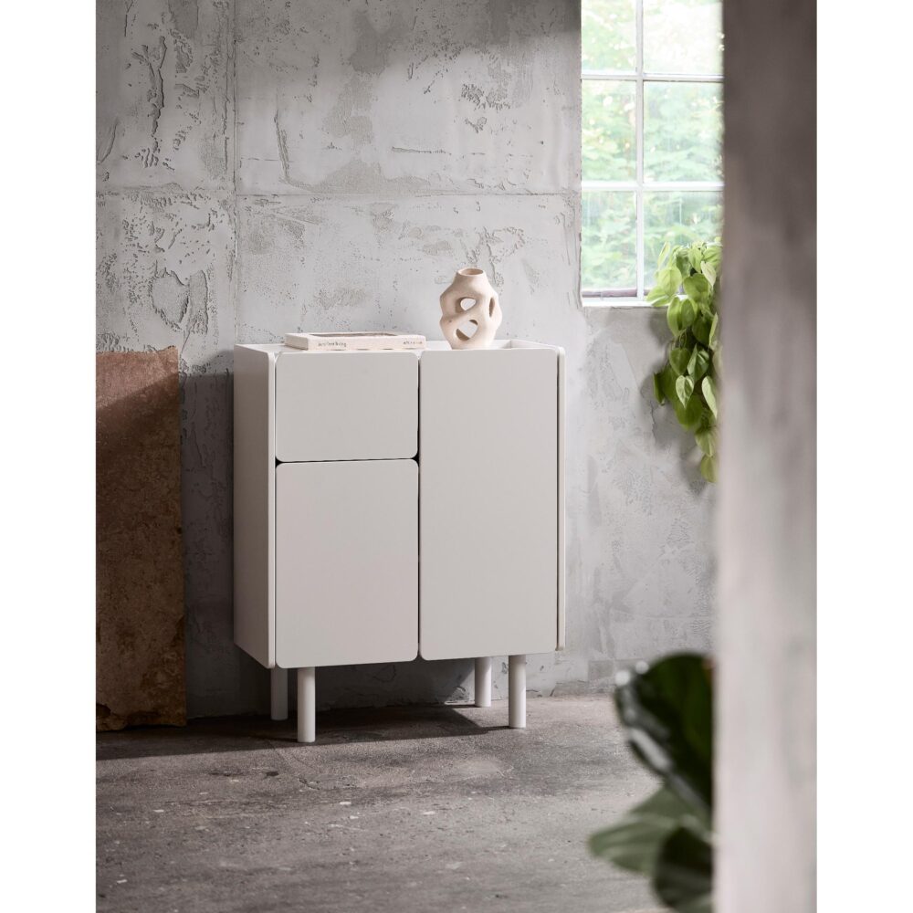 witte opbergkast Jana 3 deurs afbeelding 5