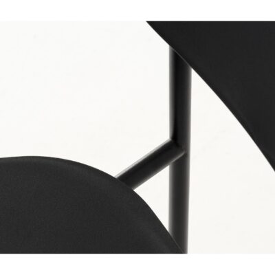 metalen eetkamerstoelen zwart Elin afbeelding 8