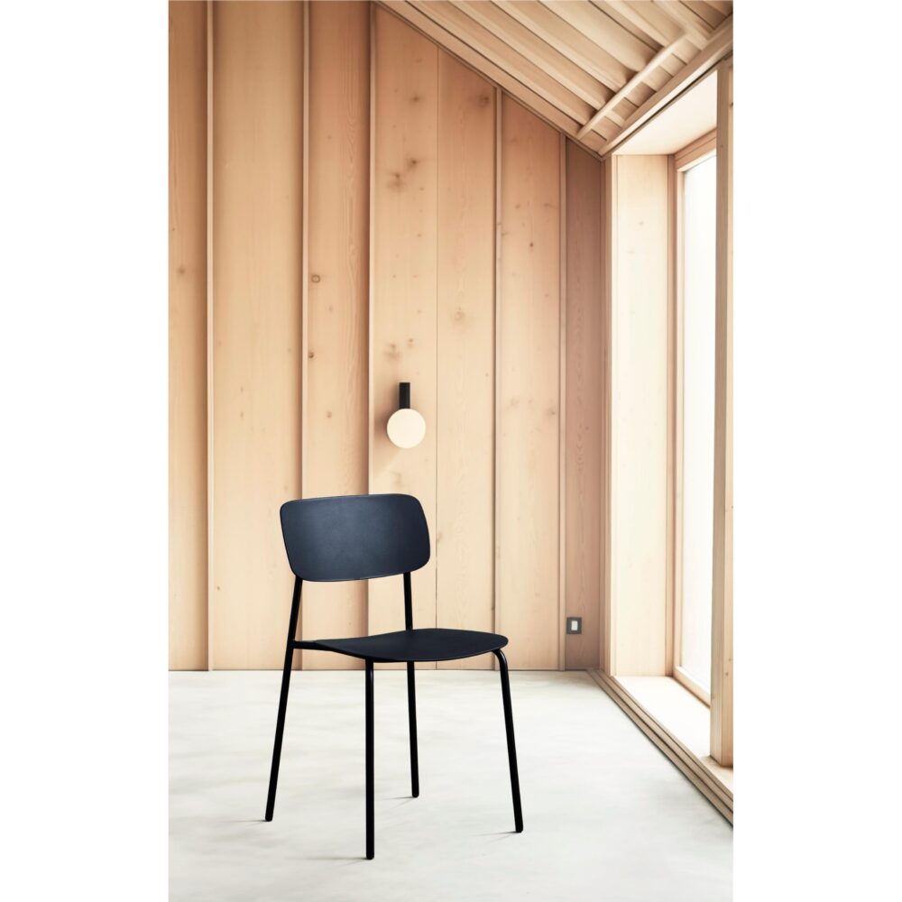 metalen eetkamerstoelen zwart Elin afbeelding 10