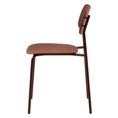 terracotta metalen eetkamerstoelen Elin set van 4 afbeelding 4