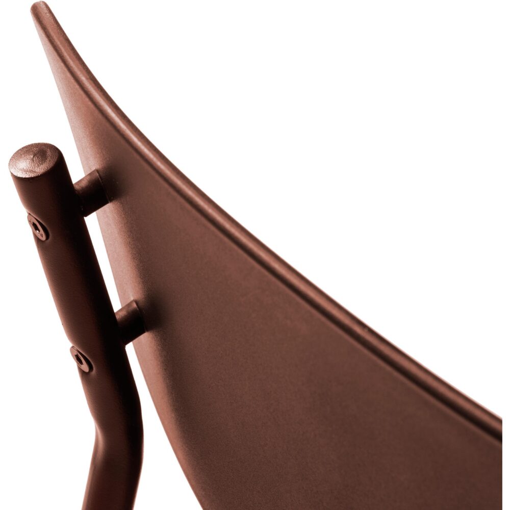 terracotta metalen eetkamerstoelen Elin set van 4 afbeelding 8