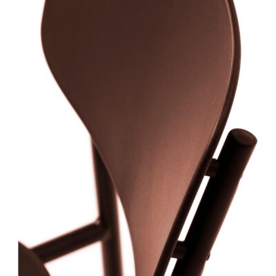 terracotta metalen eetkamerstoelen Elin set van 4 afbeelding 6