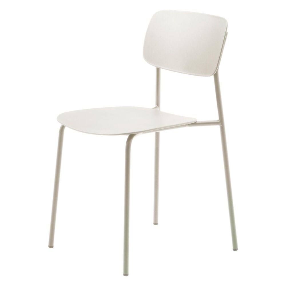 greige metalen eetkamerstoelen Elin set van 4 afbeelding 6