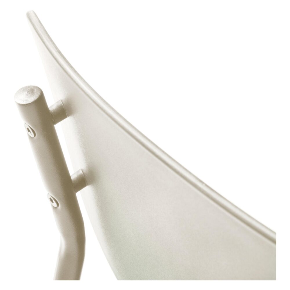 greige metalen eetkamerstoelen Elin set van 4 afbeelding 2