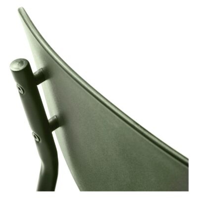 olijfgroene metalen eetkamerstoelen Elin afbeelding 2