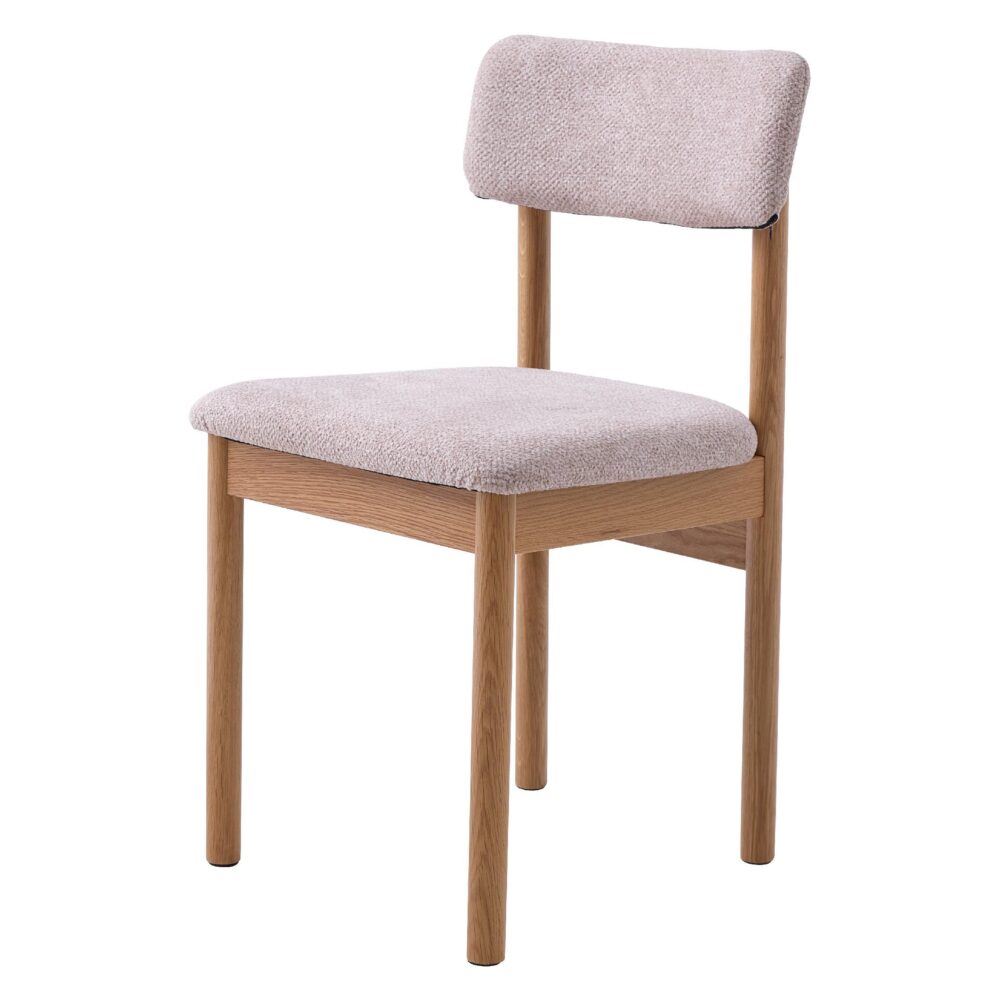 bouclé eetkamerstoelen Ivy zand afbeelding 5