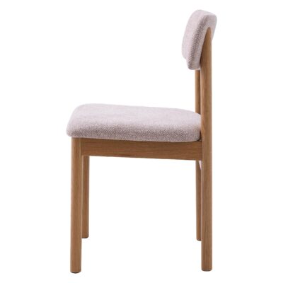 bouclé eetkamerstoelen Ivy zand afbeelding 4