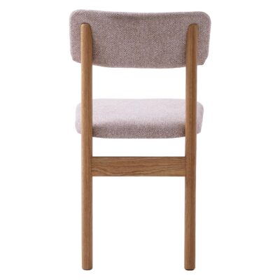 bouclé eetkamerstoelen Ivy zand afbeelding 2